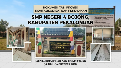 Revitalisasi SMPN 4 Bojong Disorot: Mutu Fisik Dikeluhkan, Skema Swakelola Diduga Diborongkan ke Pihak Ketiga