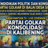 Perkuat Basis Suara di Kalibening dan Pandanarum, Partai Golkar Banjarnegara Gelar Konsolidasi dan Pendidikan Politik