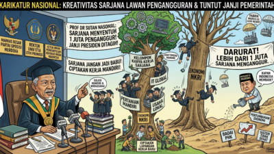 Pengangguran Sarjana Tembus 1 Juta, Prof. Sutan Nasomal Tagih Komitmen Presiden Prabowo