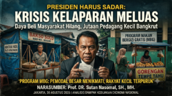 Daya Beli Rakyat Anjlok dan Pedagang Kecil Terancam Bangkrut, Prof. Sutan Nasomal Desak Presiden Evaluasi Total Kinerja Menteri