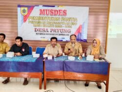 Musdes Sepakati Pembentukan Panitia Pengisian Keanggotaan BPD Desa Payung