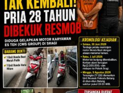 Pinjam Motor Tak Kunjung Dikembalikan, Pria 28 Tahun Diamankan Resmob Polresta Batang