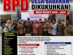 Panitia Pengisian Keanggotaan BPD Desa Babakan Dikukuhkan, Masa Bakti 2026–2034 Segera Dimulai