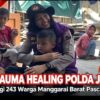 Dua Hari Dampingi Warga Manggarai Barat, Tim Trauma Healing Polda Jateng Bantu Pulihkan Kekuatan Psikologis Pascagempa
