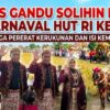 Kades Gandu Solihin Lepas Karnaval HUT RI ke-81, Ajak Warga Pererat Kerukunan dan Isi Kemerdekaan