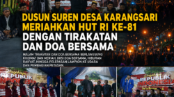Dusun Suren Desa Karangsari Meriahkan HUT RI ke-81 dengan Tirakatan dan Doa Bersama