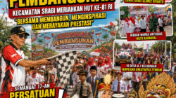 Karnaval Pembangunan Kecamatan Sragi Meriahkan HUT ke-81 RI, Bersama Membangun, Menginspirasi dan Merayakan Prestasi