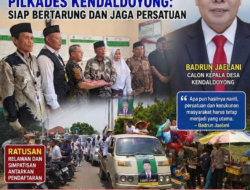 “Diiringi Ratusan Relawan, Badrun Jaelani Resmi Daftar Pilkades Kendaldoyong: Siap Bertarung dan Jaga Persatuan”