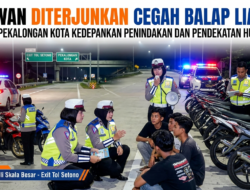 Cegah Balap Liar, Polres Pekalongan Kota Amankan 45 Kendaraan di Exit Tol Setono