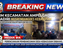 Tim Kecamatan Ampelgading Hadiri Musrenbangdes Kebagusan, Bahas Rancangan RKP Desa 2027 dan DU RKP Desa 2028