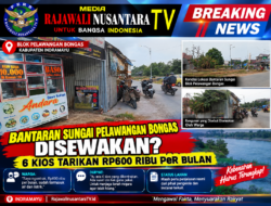 BANTARAN SUNGAI BLOK PELAWANGAN BONGAS DISEBUT DISEWAKAN, WARGA BAYAR RP600 RIBU PER BULAN