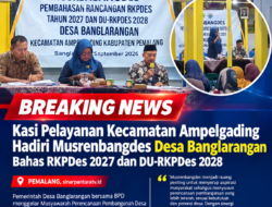 Kasi Pelayanan Kecamatan Ampelgading Hadiri Musrenbangdes Banglarangan, Bahas RKPDes 2027 dan DU RKPDes 2028