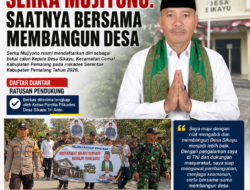 Bawa Semangat Pengabdian, Serka Mujiyono: “Saatnya Bersama Membangun Desa”