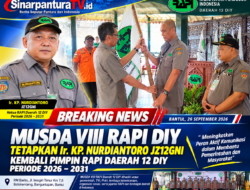 MUSDA VIII RAPI DIY Tetapkan Ir. KP. Nurdiantoro JZ12GNI Kembali Pimpin RAPI Daerah 12 DIY Periode 2026–2031