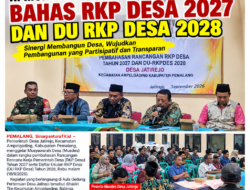 H. Mundofar Hadiri Musdes Jatirejo, Bahas RKP Desa 2027 dan DU RKP Desa 2028