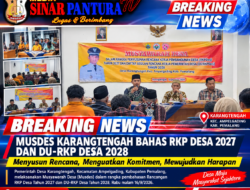 Musdes Karangtengah Bahas RKP Desa 2027 dan DU-RKP Desa 2028, Satukan Gagasan untuk Kemajuan Desa