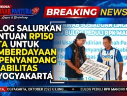 BULOG Salurkan Bantuan Rp150 Juta untuk Pemberdayaan 30 Penyandang Disabilitas di Yogyakarta