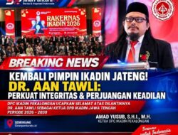 KEMBALI PIMPIN IKADIN JATENG! DR. AAN TAWLI DINILAI MAMPU PERKUAT INTEGRITAS DAN PERJUANGAN KEADILAN