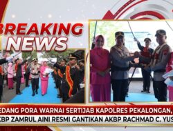 Pedang Pora Warnai Sertijab Kapolres Pekalongan, AKBP Zamrul Aini Resmi Gantikan AKBP Rachmad C. Yusuf