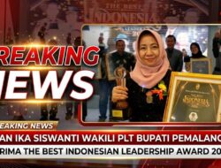 Dian Ika Siswanti Wakili Plt Bupati Pemalang Terima The Best Indonesian Leadership Award 2026