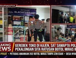 Gerebek Toko di Kajen, Sat Samapta Polres Pekalongan Sita Ratusan Botol Miras Ilegal