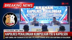 SIAPKAN LANGKAH ANTISIPASI, KAPOLRES PEKALONGAN KUMPULKAN SELURUH PJU DAN KAPOLSEK PERKUAT KAMTIBMAS