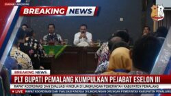 Plt. Bupati Pemalang Ajak Pejabat Eselon III Perkuat Sinergi dan Pelayanan Publik