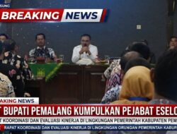 Plt. Bupati Pemalang Ajak Pejabat Eselon III Perkuat Sinergi dan Pelayanan Publik