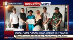 Tingkatkan Akses Sanitasi Layak, Baznas dan Pemkab Pemalang Bangun Jamban untuk 17 Keluarga di Tasikrejo