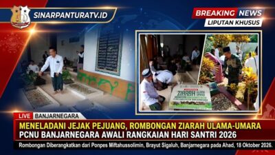 Meneladani Jejak Pejuang, Rombongan Ziarah Ulama-Umara PCNU Banjarnegara Awali Rangkaian Hari Santri 2026 dari Ponpes Miftahussolimin