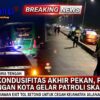 Jaga Kondusifitas Akhir Pekan, Polres Pekalongan Kota Gelar Patroli Skala Besar di Jalur Rawan