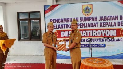 BIYANA RESMI DILANTIK JADI PJ KEPALA DESA JATIROYOM, CAMAT BODEH TEGASKAN NETRALITAS DAN KELANJUTAN PEMBANGUNAN