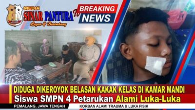 Diduga Dikeroyok Belasan Kakak Kelas di Kamar Mandi Sekolah, Siswa SMPN 4 Petarukan Alami Luka-Luka